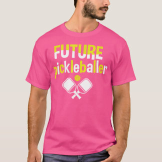 Toekomstige Pickleball Speler Kleding Kinder Jonge T-shirt