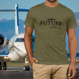 Toekomstige Piloot Student Piloot Aviator Eenvoudi T-shirt