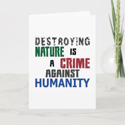 Toekomstige planeet Aarde CO2 Wereldwijde Gift Kaart (Voorkant)