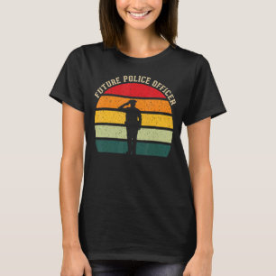 Toekomstige politie-Kantoor politieman T-shirt