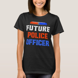 Toekomstige politie-Kantoor politieman T-shirt