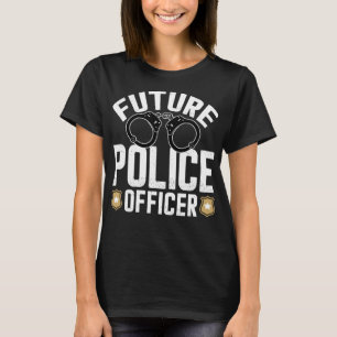 Toekomstige Politieagent Grappige Kostuumpolitieag T-shirt