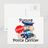 Toekomstige politieambtenaar briefkaart (Voorkant / Achterkant)