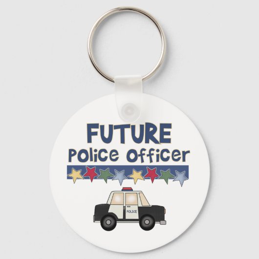 Toekomstige politieambtenaar sleutelhanger (Voorkant)