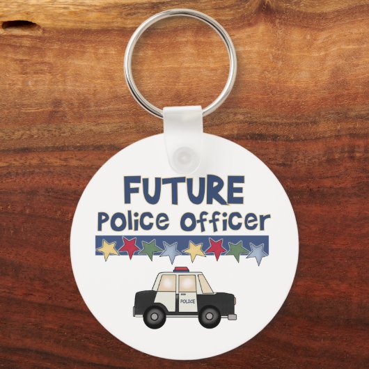 Toekomstige politieambtenaar sleutelhanger (Voorkant)