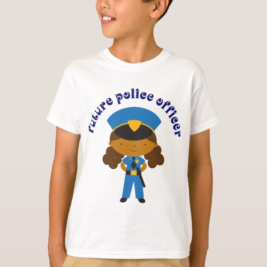 Toekomstige politieambtenaar t-shirt (Voorkant)
