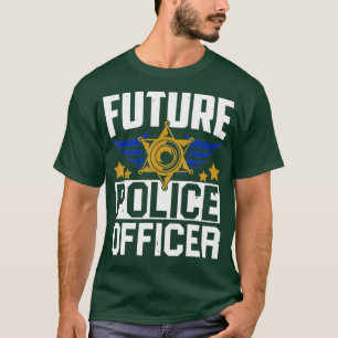 Toekomstige politiefunctionaris Uniform Pet Funny  T-shirt