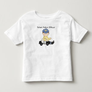Toekomstige politiefunctionarissen T-shirts en cad