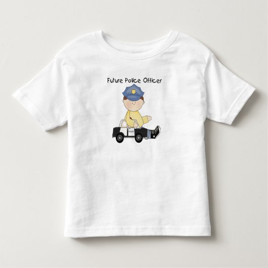 Toekomstige politiefunctionarissen T-shirts en cad (Voorkant)