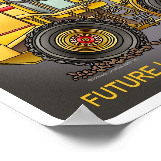 Toekomstige Poster laderdriver (Hoek)