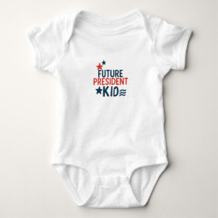 Toekomstige President Kind - Bold Patriottische Ty Romper