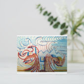 Toekomstige primitieve briefkaart (Staand voorkant)