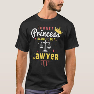 Toekomstige Princess Lawyer Cute Vrouw Law Student T-shirt