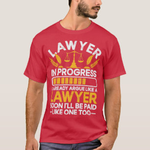 Toekomstige procureur Leerlingenwet Advocate advoc T-shirt