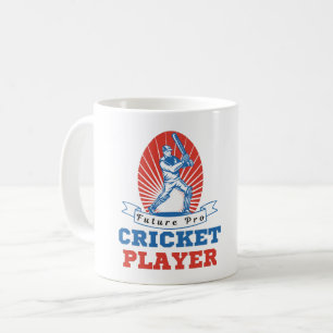 TOEKOMSTIGE PROF CRICKETSPELER - CRICKET FAN KOFFIEMOK