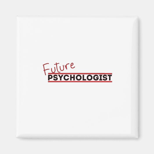 Toekomstige psycholoog magneet (Voorkant)