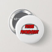 Toekomstige psycholoog ronde button 5,7 cm (Voorkant /achterkant)
