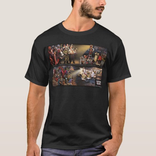 Toekomstige Quake Mural/Revelelote Dark Shirt (Voorkant)