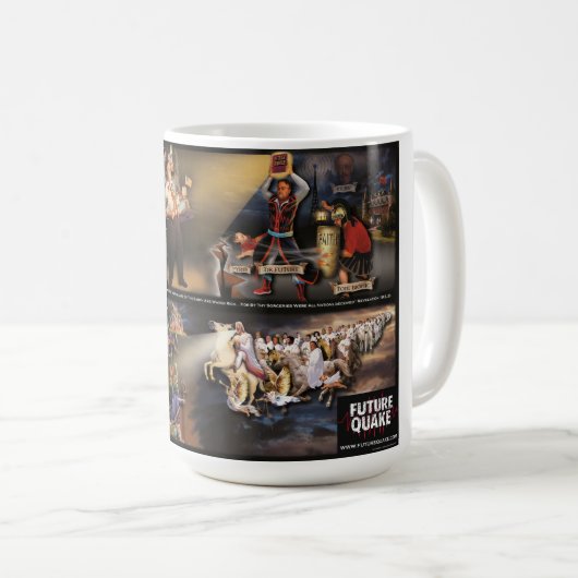 Toekomstige quake-muurMok Koffiemok (Voorkant rechts)