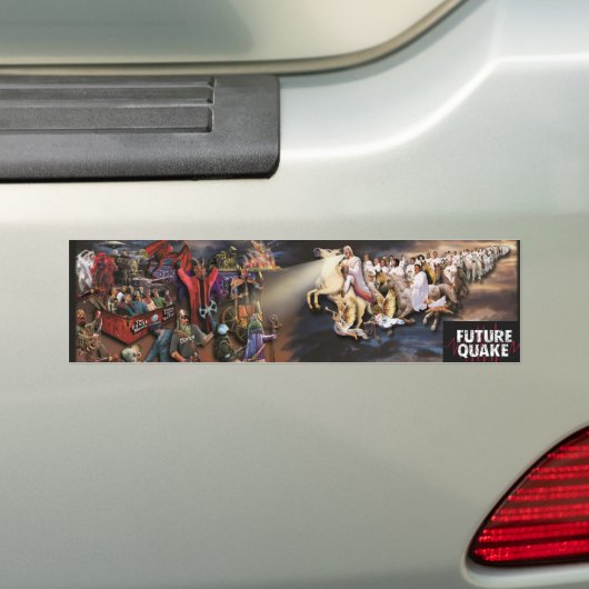 Toekomstige Quake Second Coming Bumpersticker (Op auto)
