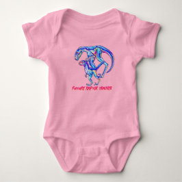 Toekomstige Raptor Trainer Velociraptor baby body Romper