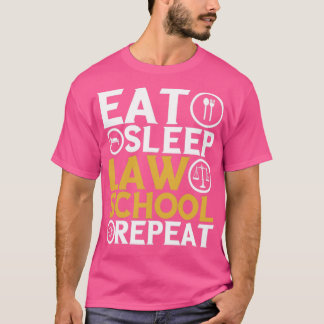 Toekomstige rechtenschool Funny Law Student Lawye T-shirt