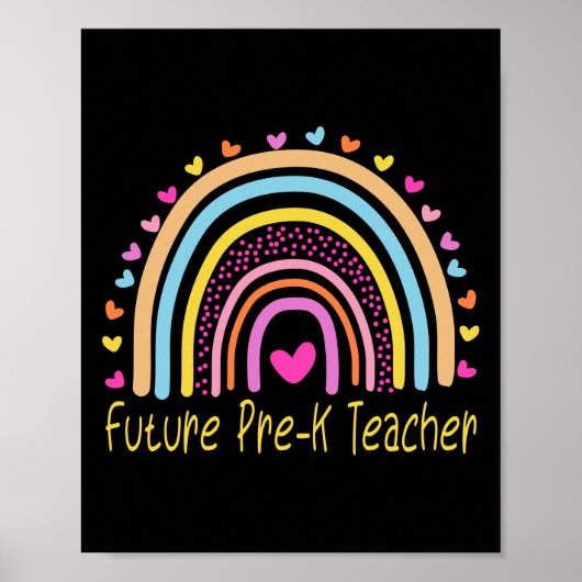 Toekomstige regenboog voor de leraar aan het K Poster (Voorkant)