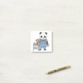 Toekomstige RN Panda: Aardige Geneeskunde Student Post-it® Notes (Op bureau)