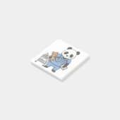 Toekomstige RN Panda: Aardige Geneeskunde Student Post-it® Notes (Schuin)