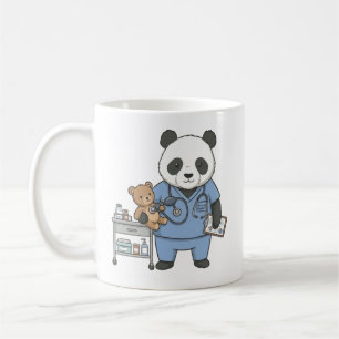 Toekomstige RN Panda: Aardige Medische Student Koffiemok