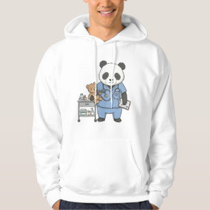 Toekomstige RN Panda: Schattige Geneeskunde Studen Hoodie