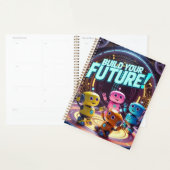Toekomstige Robot en Ruimtevaarder Kinderen Planner (Display)