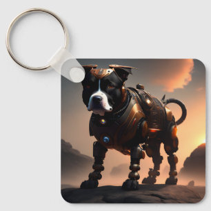 Toekomstige Robot Staffordshire Bull Terrier, Keyr Sleutelhanger