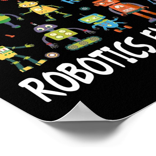 Toekomstige Robotica-technicus Funny Poster (Hoek)