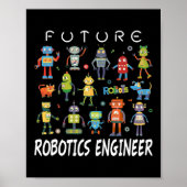 Toekomstige Robotica-technicus Funny  Poster (Voorkant)