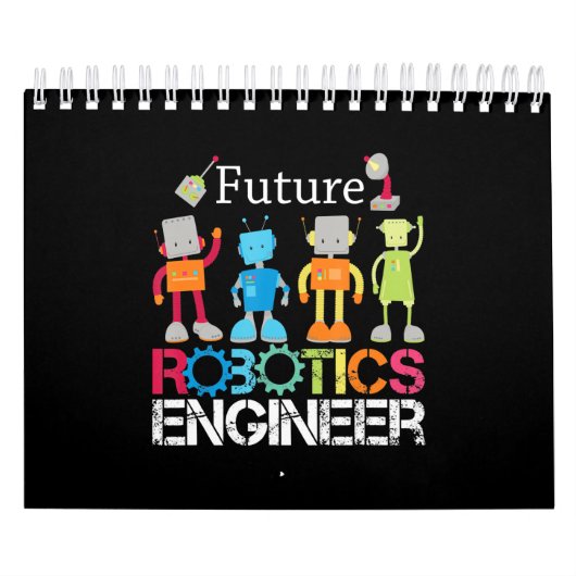 Toekomstige roboticaingenieur Robots Lover Costume Kalender (Hoes)
