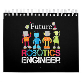 Toekomstige roboticaingenieur Robots Lover Costume Kalender