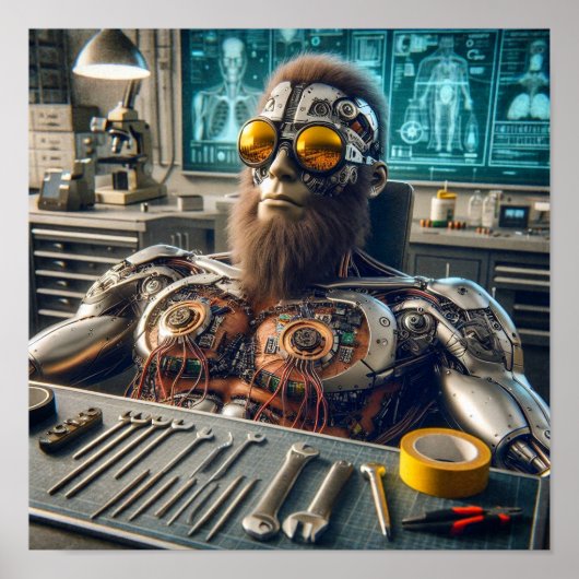 Toekomstige Robotingenieur Poster (Voorkant)