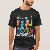 Toekomstige Robots-ingenieur voor jongens en meisj T-shirt (Voorkant)