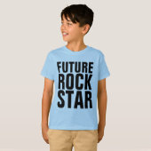 TOEKOMSTIGE ROCK STAR KINDER T-SHIRS T-SHIRT (Voorkant volledig)