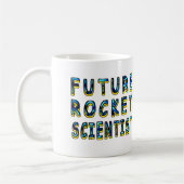 Toekomstige Rocket Scientist in 3D Koffiemok (Links)
