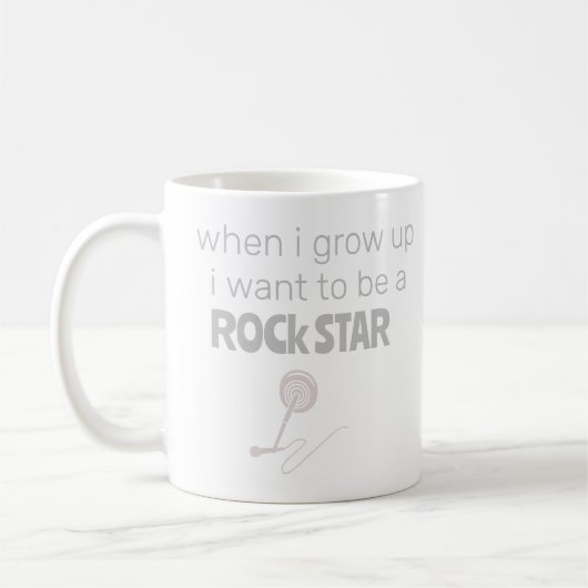 Toekomstige Rockster Koffiemok (Links)