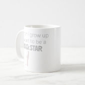 Toekomstige Rockster Koffiemok (Voorkant links)