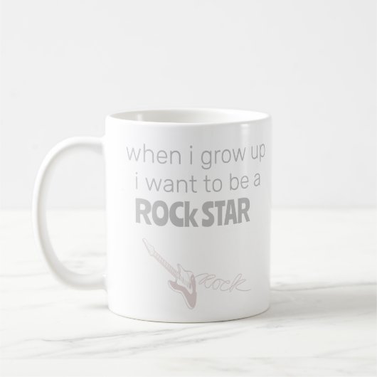 Toekomstige Rockster Koffiemok (Links)