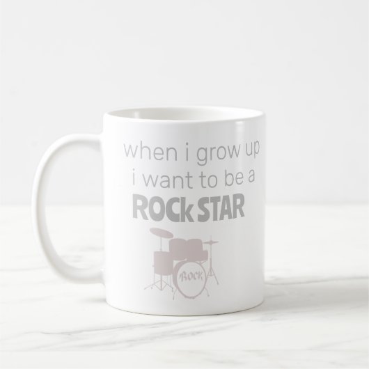 Toekomstige Rockster Koffiemok (Links)