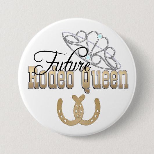 Toekomstige Rodeo Queen Button (Voorkant)