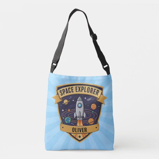 Toekomstige Ruimte Verkenner Crossbody Tas (Achterkant)