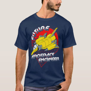 Toekomstige ruimtevaart ingenieur raket engineerin t-shirt