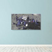 Toekomstige ruimteverkenningsmissies 10 canvas afdruk (Insitu (Houten vloer))