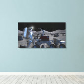 Toekomstige ruimteverkenningsmissies 10 canvas afdruk (Insitu (Houten vloer))